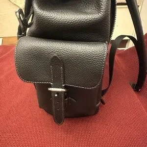 Coach Black Leather Backpack with Flap-Over Design COACH® CH | League Flap Backpack In Signature Canvas main image 2